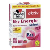 DOPPELHERZ B12 Energie Sofort Schmelztabletten