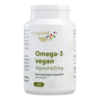 OMEGA-3 VEGAN Algenöl 625 mg Kapseln