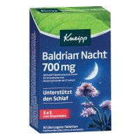 KNEIPP Baldrian Nacht 700 mg überzogene Tab.