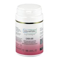 GABA GAMMA Amino-Buttersäure 600 mg Vegi-Kapseln