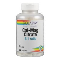 CAL-MAG Citrat+D3 Solaray Kapseln