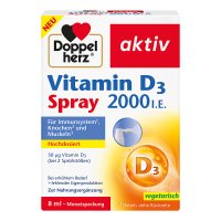 DOPPELHERZ Vitamin D3 2000 I.E. Spray