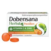 DOBENSANA Herbal Honiggeschm.Vit.C & Zink Pastil.