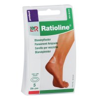 RATIOLINE protect Blasenpflaster 3,8x6 cm klein