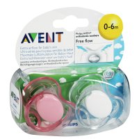 AVENT Schnuller Freeflow 0-6 Mon.BPA-frei