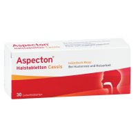 ASPECTON Halstabletten Cassis Lutschtabletten