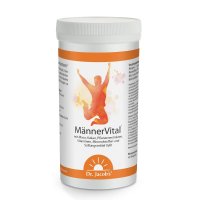 Dr. Jacob's MännerVital mit Maca, Arginin & 17 Vitalstoffen