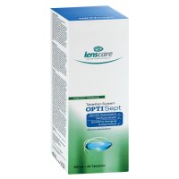 LENSCARE OptiSept Kombip.350 ml+45 Tabl.+1 Beh.