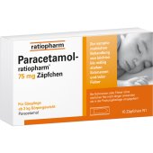 PARACETAMOL-ratiopharm 75 mg Zäpfchen