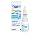 Rhinomer Plus Schnupfenspray – Nasenspray mit natürlichem und hypertonem Meerwasser, 20 ml