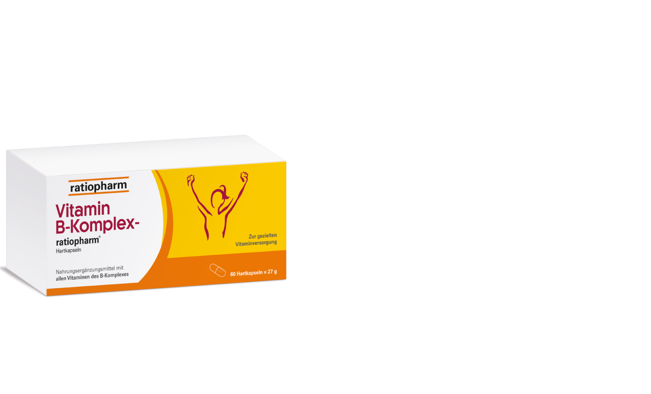 Anzeige: B-Vitamine für  Energie* und Konzentration*
